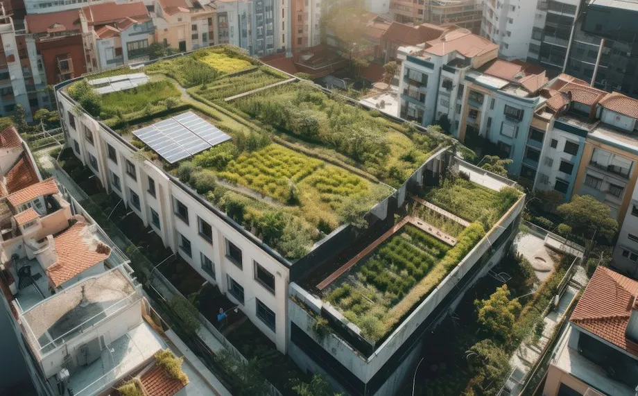 Gründach Großstadt